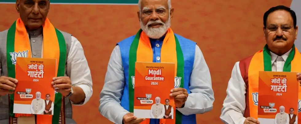 Modi’s BJP promises jobs, common civil code in manifesto for India election